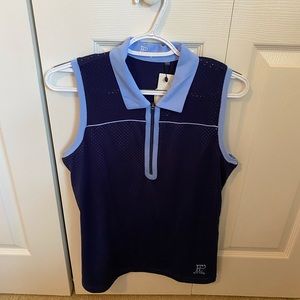 NWT cool mesh fabric golf sleeveless tee shirt!